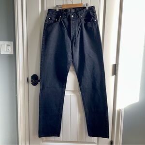 Vintage Versace Black Straight Leg Jeans